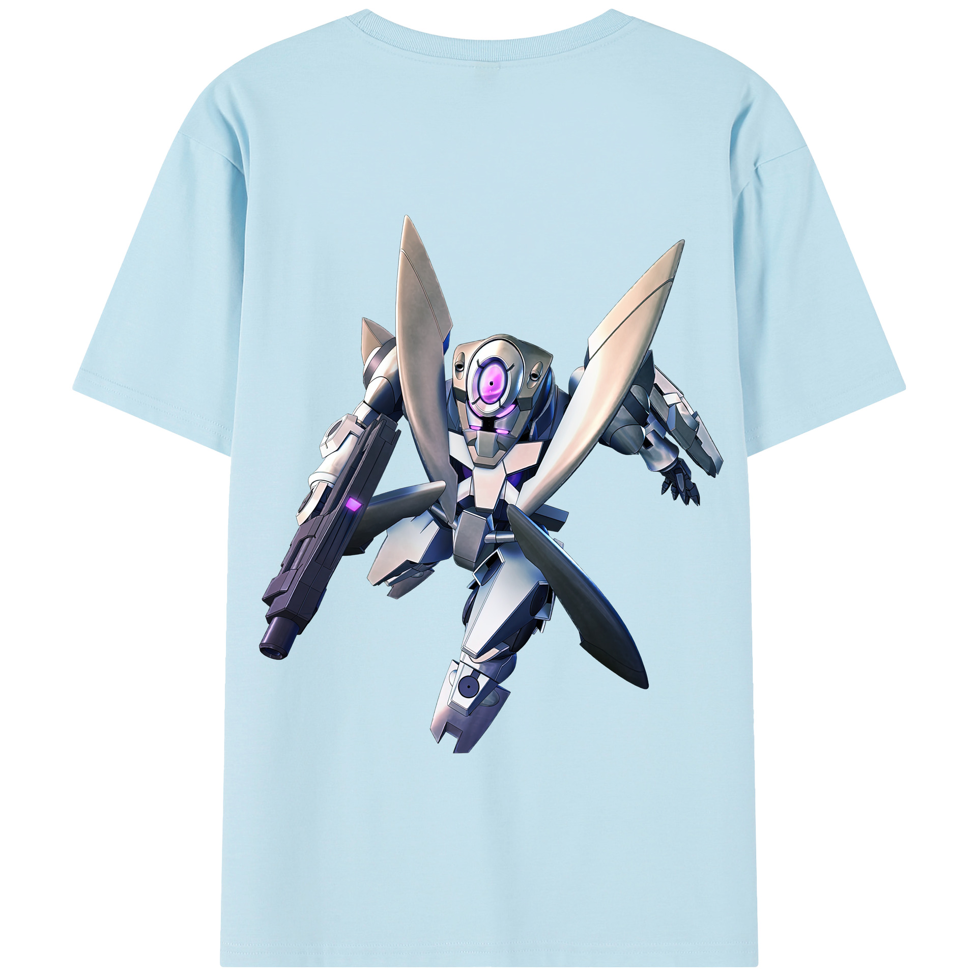 （画像用） 機動戦士ガンダム Mobile Suit Gundam 綿100％半袖Tシャツ（背面プリント）